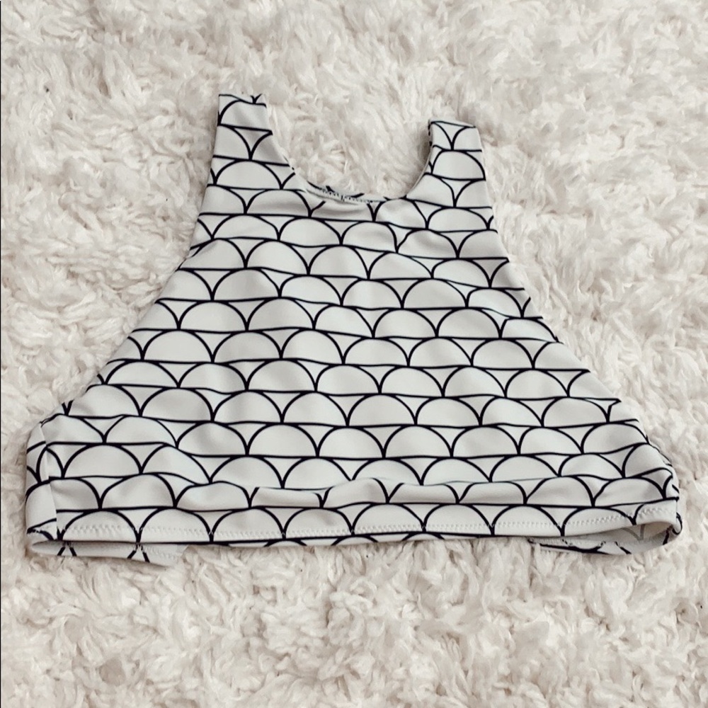 Cupshe deep water waves swim top
